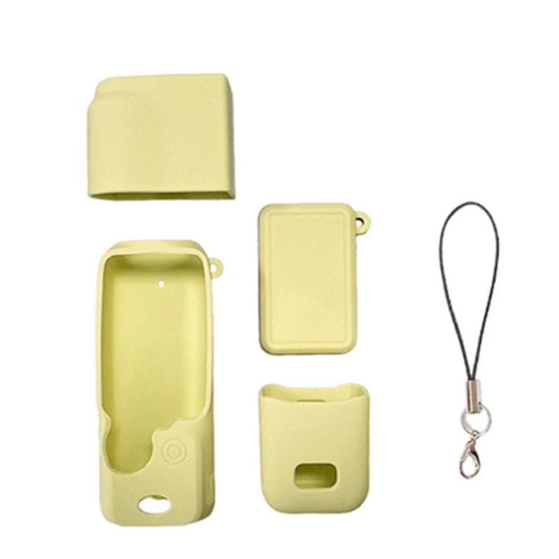 Силиконовый чехол и крышка для объектива DJI OSMO Pocket 3: Пылезащитный и Ударопрочный Защитный Аксессуар