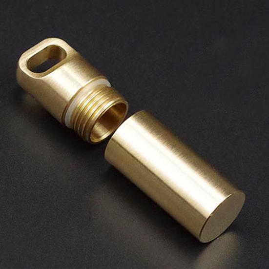 Водонепроницаемый контейнер для таблеток Yousheng, чехол для аксессуаров EDC, хорошая герметизация, мини-размер, многоцелевой металлический контейнер для хранения на открытом воздухе, сухая коробка