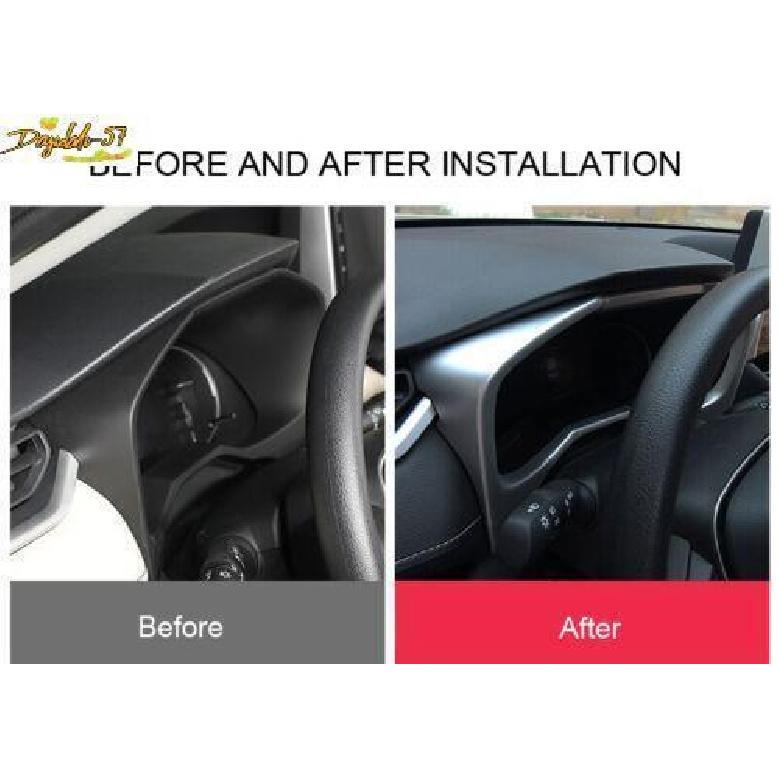 New Matte Interior Dashboard Meter Cover Trim For Toyota RAV4 XA50 -