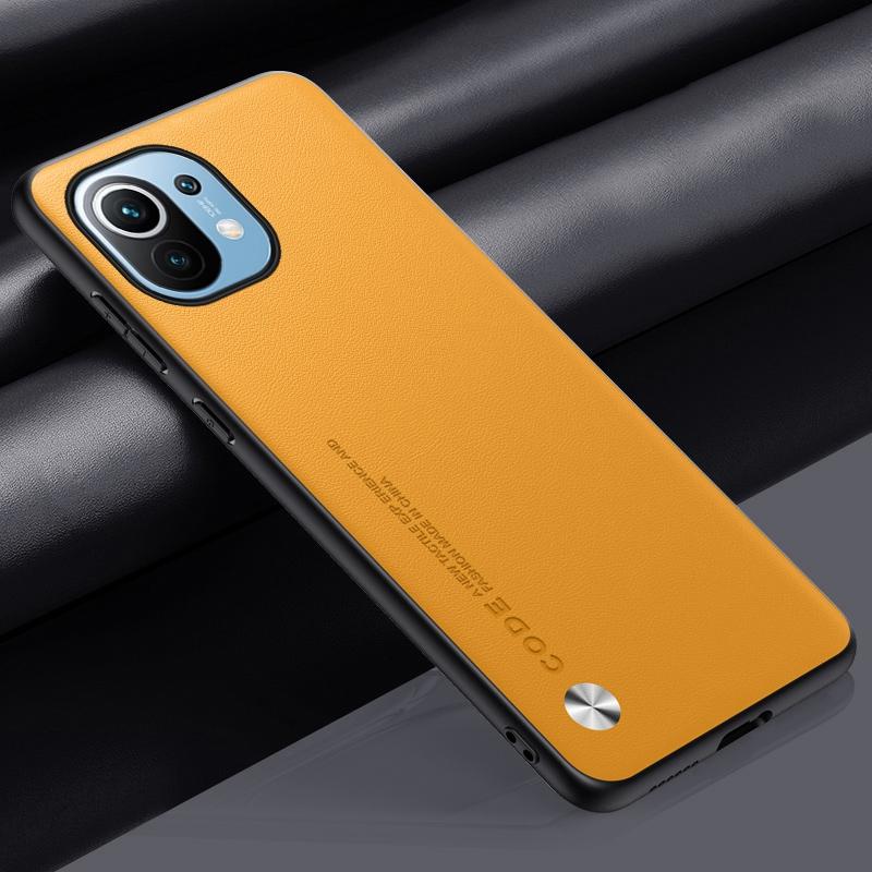 Роскошный чехол из искусственной кожи для Xiaomi Mi 11 Mi11, задняя крышка, матовый силиконовый противоударный чехол для телефона с полной защитой для Xiaomi 11 5G