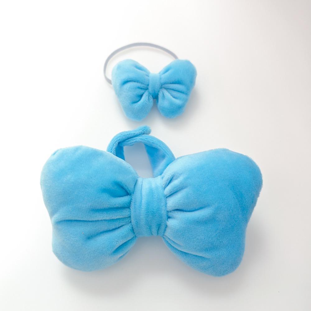 Wing Labubu Time Doll Одежда Bow Hat 17 см Мягкие куклы Одежда для детей Девочек Игрушки