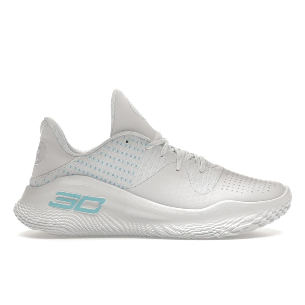 Under Armour Кроссовки унисекс Curry 4 Low FloTro April Showers Белый Синий 3026620-100