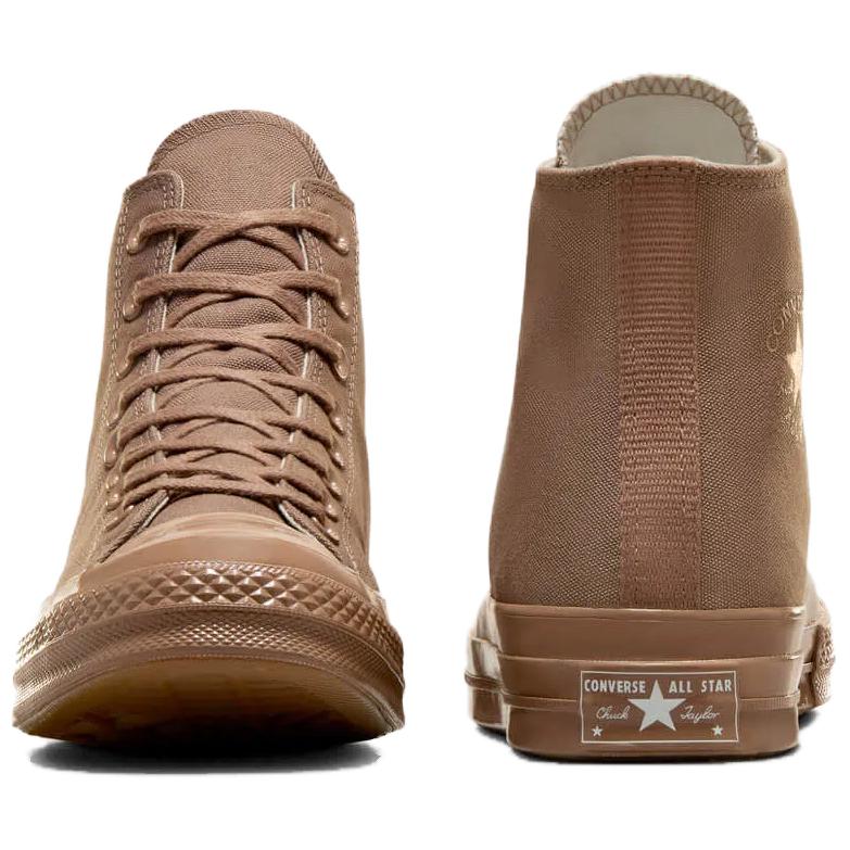 Converse Chuck 70 Удобные высокие кеды из парусины Унисекс Кроссовки Коричневый A09821C