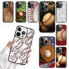 Love Baseball Sport Phone Case For iPhone 17 Air 14 13 12 16Pro Max 15 11  Plus Cover Shell Max coque
