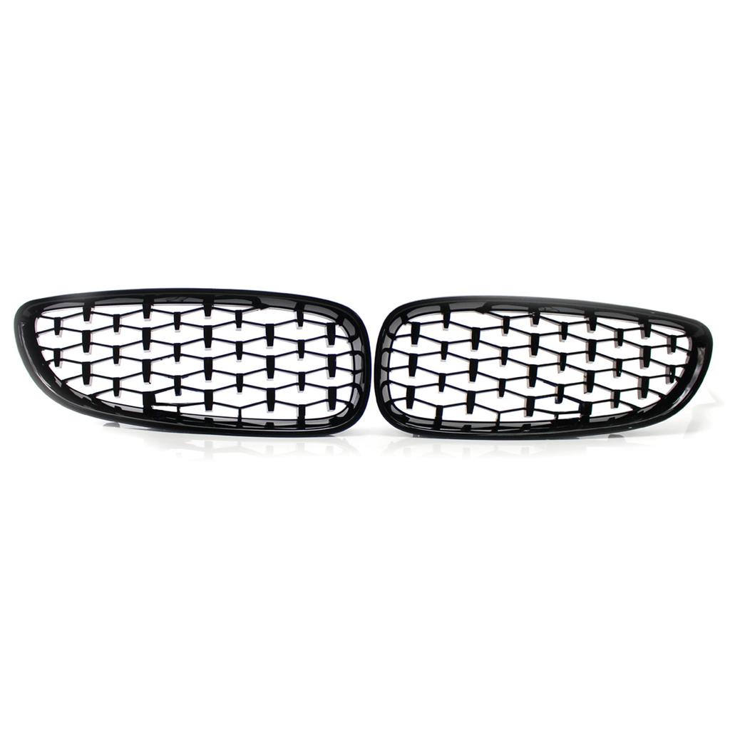 1 Pair Car Front Bumper Diamond Style Kidney Grille Replacement Racing Grilles Car Styling Accessories For BMW E89 Z4