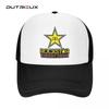Rockstar Energy Drink Casual Plain Mesh Baseball Cap Adjustable Snapback Hats For Women Unisex Dad Trucker Hats