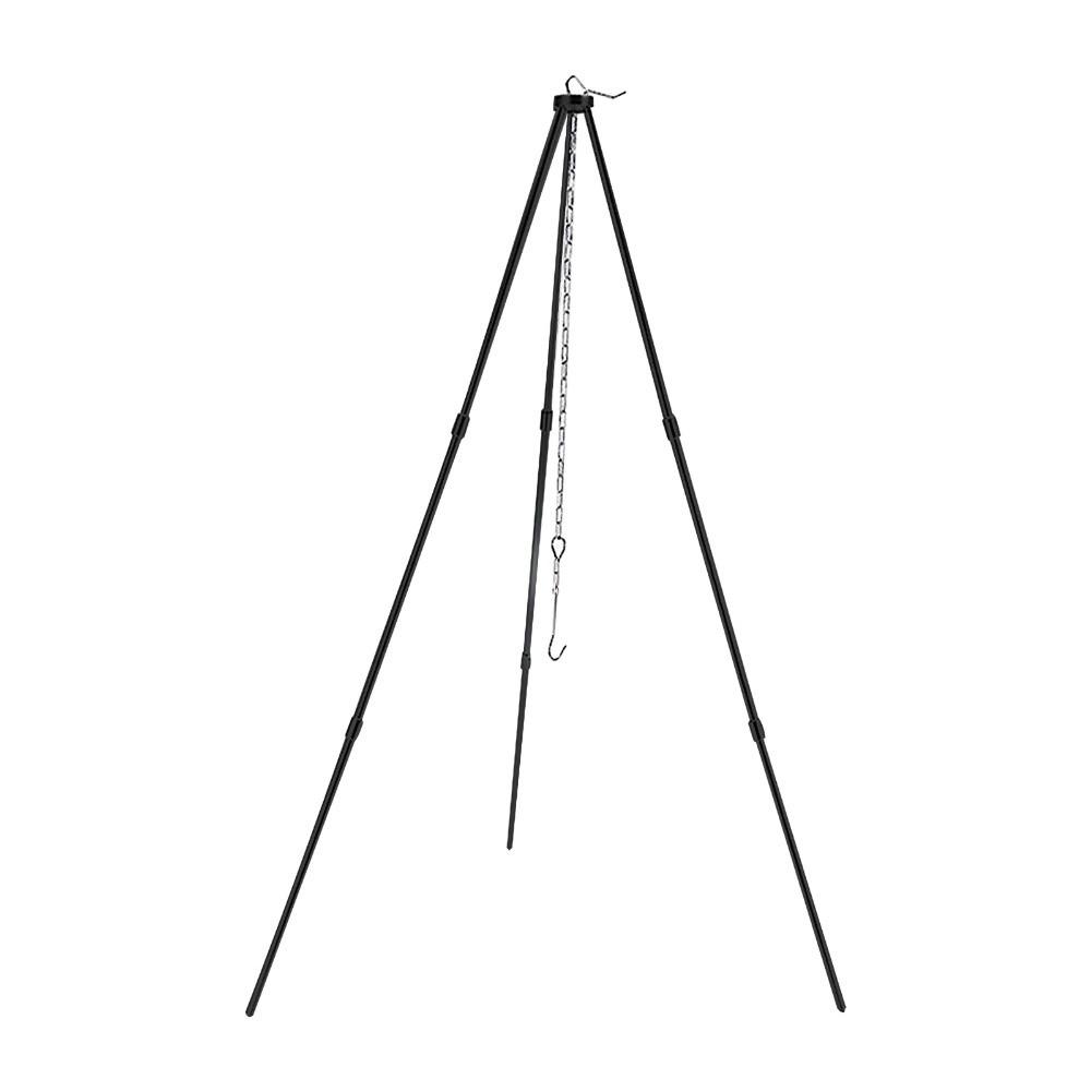 Adjustable Height Camping Tripod Aluminum Alloy Campfire Pot Holder Outdoor BBQ