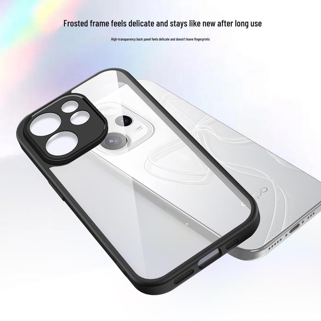 Прозрачный защитный чехол для телефона OPPO Reno16F/Reno15Pro/Reno14 с точными вырезами