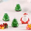 Micro Landscape Fairy Garden Christmas Accessory Santa Claus Figurines Miniature Snowman Xmas Tree