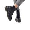 Dr. Martens Черные кроссовки унисекс из гладкой кожи на платформе 1460 Bex 25345001