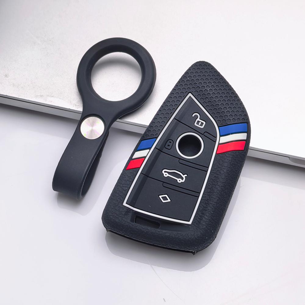 Чехол для брелока для BMW i5 X1 X2 X3 X4 X5 X6 X7 Защита от царапин Ударопрочная защита Мягкая текстура для захвата Чувствительные кнопки Тактильный Пылезащитный чехол