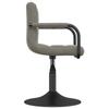 Dining Room Chairs 4 pcs Swivel Light Grey Velvet