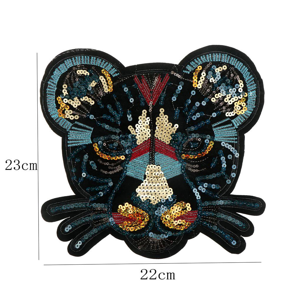 1pc Applique Embroidery Dragon Patches for Clothing Coat Iron On Sewing On Sticker