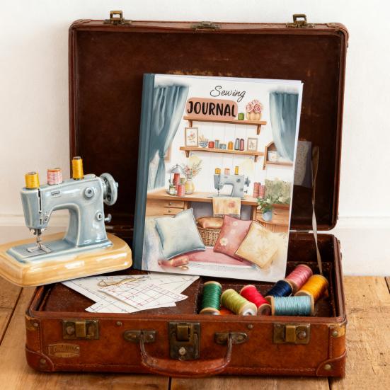 Yousheng Sewing Project Journal Thick Paper Log Book for Daily Quilting & Stitching Records Personal Diary Project Notes Gift for Sewing Enthusiasts