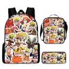 Naruto Naruto Surrounding Primary School Bag Cartoon Animation Backpack Satchel Pencil Case