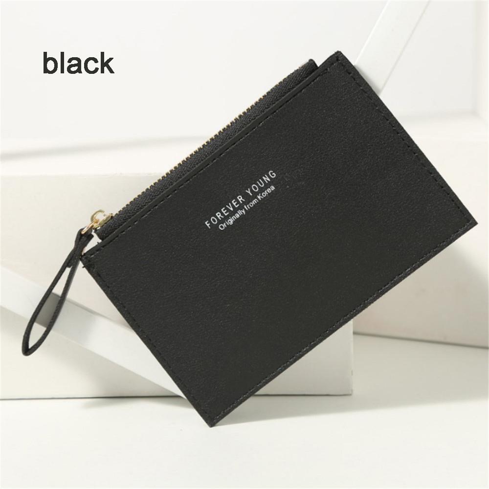 Подарок для девочек и дам, держатель для именных карт, чистый цвет, мини-бизнес-кошелек, короткий кошелек, держатель для кредитных карт