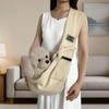 Large Capacity Crossbody Pet Carrier Polyester Cat Carrier Bag Puppy Shoulder Bags  Travel
