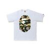 Футболка Bape Sta Camo с большим принтом головы обезьяны 1H30-110-010