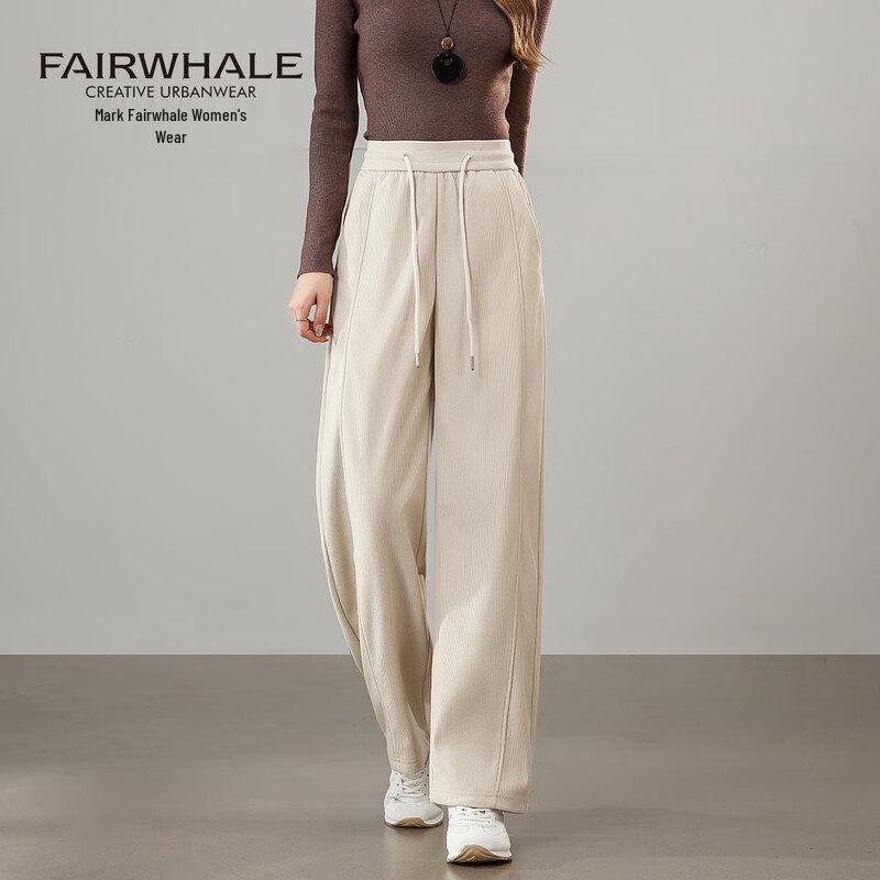 Mark Fairwhale 2025 Unisex High-Waist Straight-Leg Casual Pants