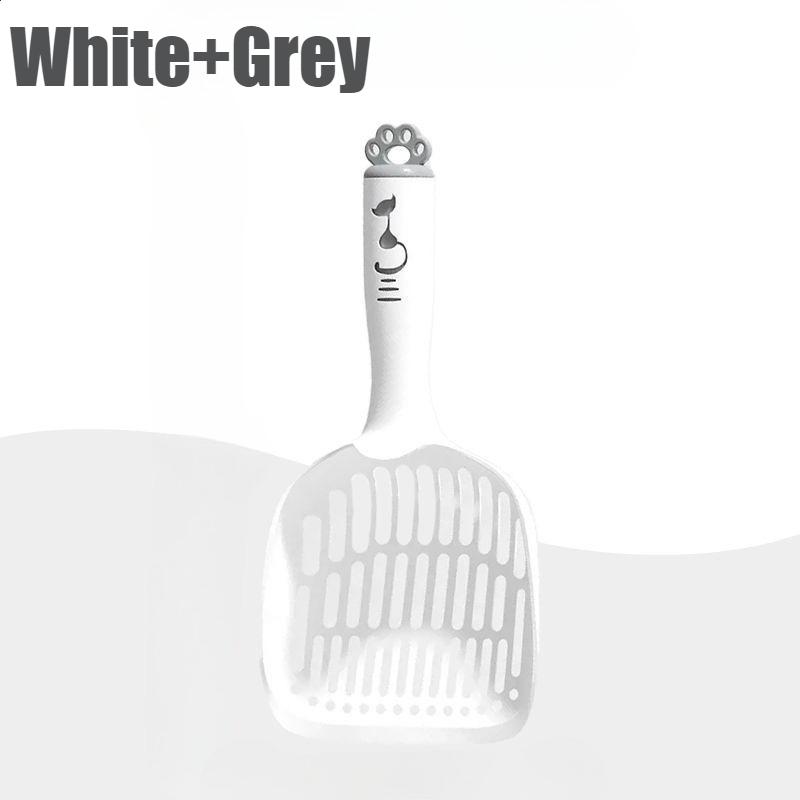 Pet Cat Litter Shovel, Grid Cat Urine Litter Shovel, Pet Cleaning Supplies, Toilet Bowl, Long-handled Cat Litter Shovel