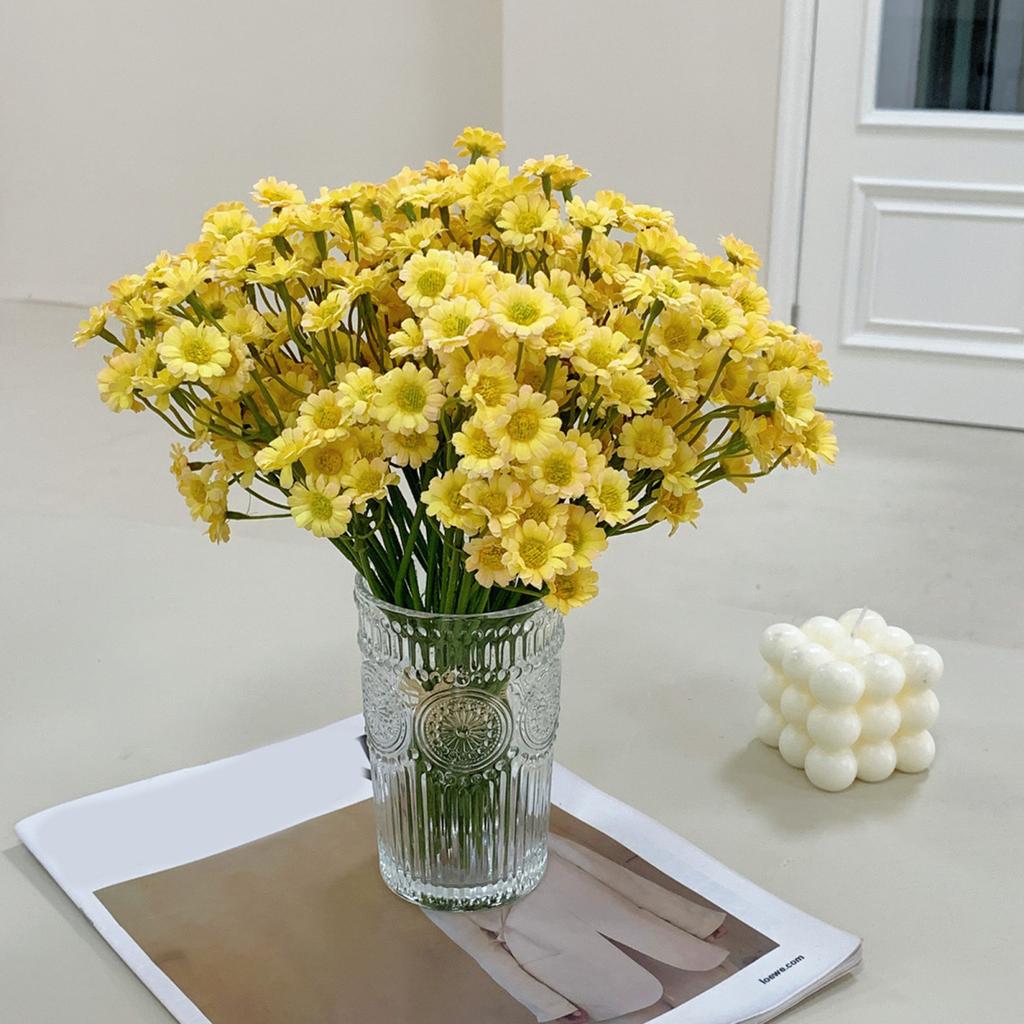 Искусственный букет ромашек Yousheng, искусственные цветы ромашки, многоразовые искусственные цветы ромашки для вазы, украшения дома, свадьбы, дня рождения, вечеринки