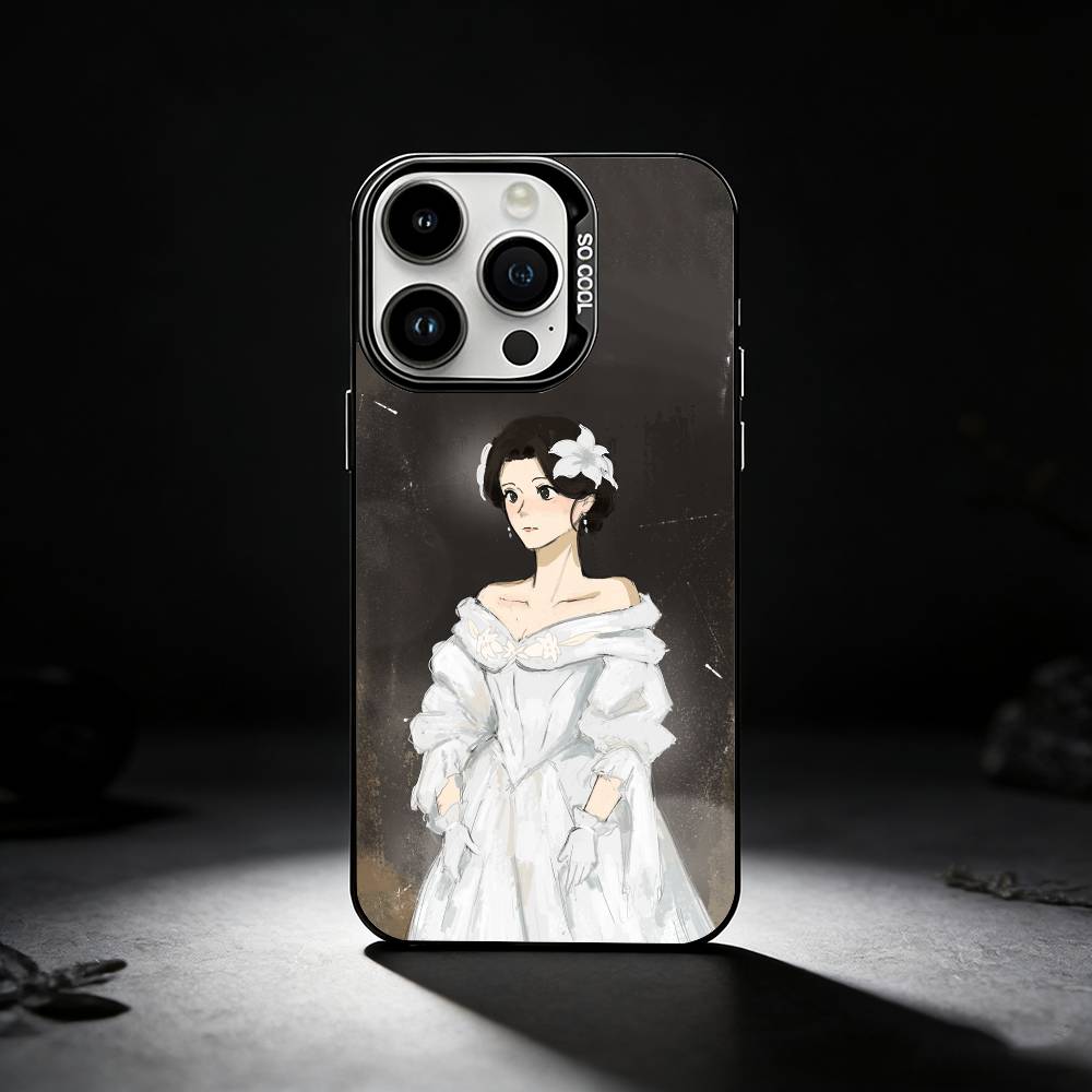 Love T-Through a Prism Phone Case For iPhone 17,16,15,14,13,12,11 Plus,Pro Max,XS,Colored silver phone case