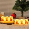 Christmas LED Electronic Candle Set Christmas Eve Carnival Ornaments Christmas Decoration Atmosphere Candle Light 6PC
