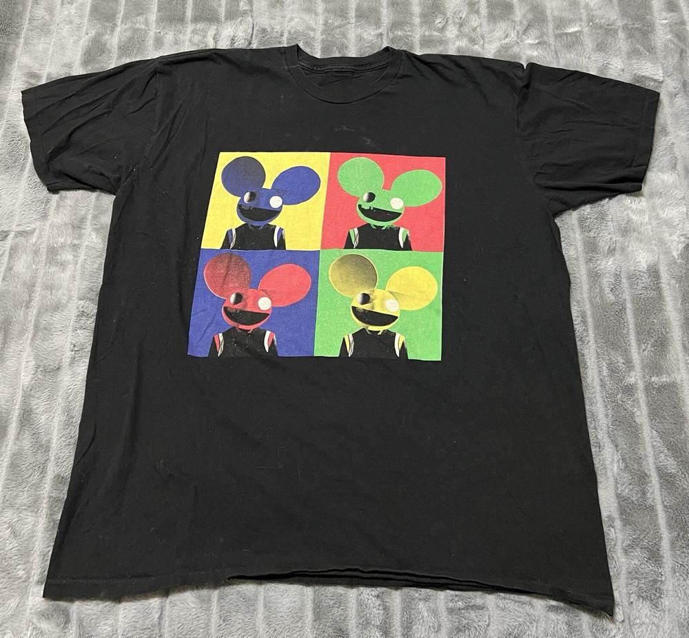 Горячая футболка DEADMAU5 COLOR ME MAU5 Полный размер унисекс SG139 Унисекс футболка
