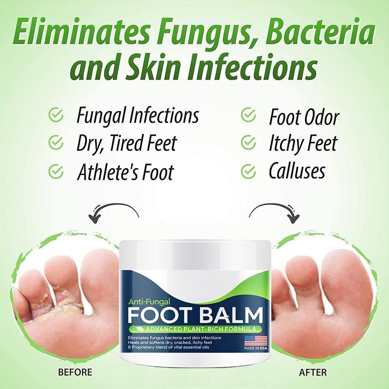 Foot Cure All-Natural Plant Foot Balm – увлажняющий крем для ухода за ногами для сухой кожи