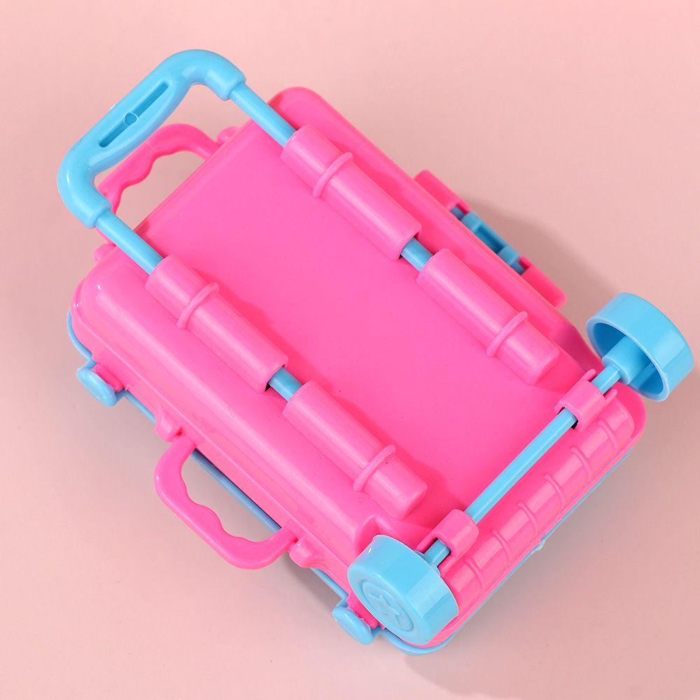 Fashion Play House Kids Toys Dollhouse Furniture Doll's Luggage Doll Suitcase Accessories