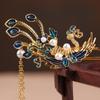 Pearl Phoenix U-shaped Hairpin Tassel Chinese Style Hair Stick Exquisite Hanfu Hair Stick  Perform
