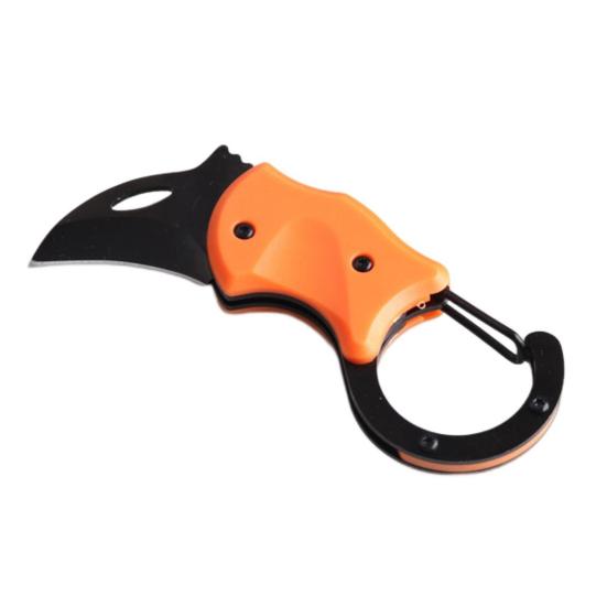 Mini Cutter Sharp Blade Drop-resistant Foldable Anti-rust Stainless Steel Backpack Hanging Mini Cutter