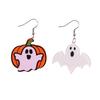 Heart Halloween Earrings Spider Pumpkin Dangle Earrings Trendy Cute Ghost Ear Studs  Unisex