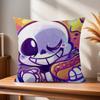 Милая H-Undertale Sans-W Офисная Подушка Наволочка Автомобильная Подушка Чехол 45X45СМ Подушка для Поясницы Подушка для Дивана