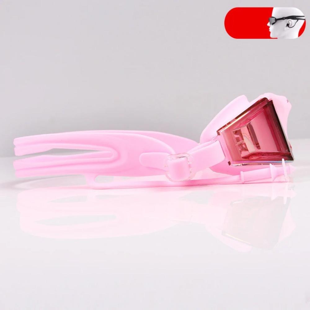 Взрослые Мужчины Женщины Подростки Близорукость -1,5 до -6,0 Очки для плавания Противотуманные очки HD для плавания Диоптрийные очки для водного спорта с берушами