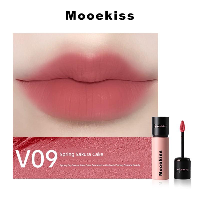 Mukeshi Lip Mud Nude Color Lipstick Lip Glaze V12 Matte Mukeshi Natural Makeup 2026 New Model V06 Lip Gloss
