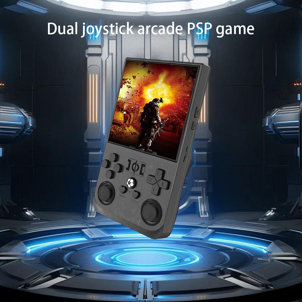 Игровая консоль R36MAX Retro Встроенные 15000+ игр Портативный карманный видеоплеер 64G 128G Мини-ретро-игровая консоль Предметы первой необходимости для путешествий