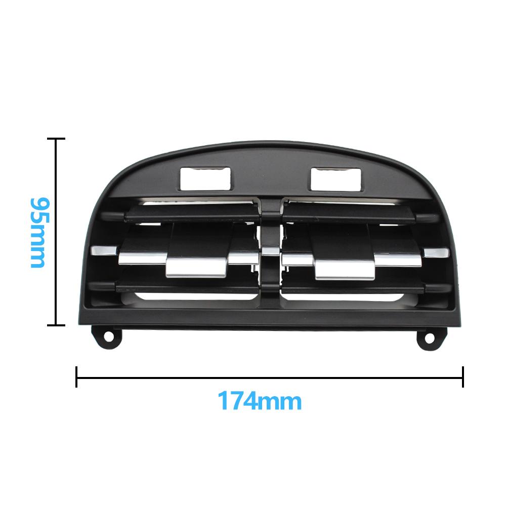 Rear Console AC Vent Grille Outlet Cover Panel Air Conditioner Slider Clip For Maserati Ghibli 2014-