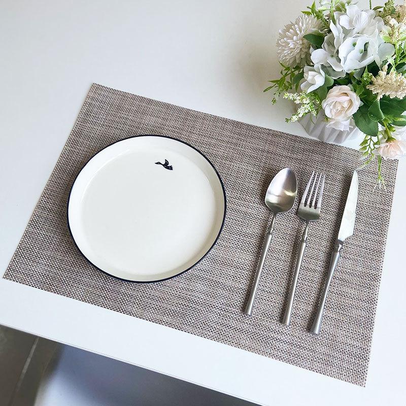 6 шт. ПВХ салфетки под приборы, настольные коврики, теплоизоляционные коврики, прямоугольные моющиеся салфетки, украшение стола 45x30 см