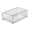Acrylic Desk Organizer Drawer Large Capacity Rectangular Shaped Transparent Desktop Storage Box for