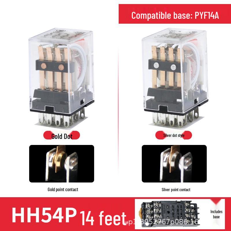 Компактное электромагнитное реле HH52P/HH53P/HH54P/HH62P - DC12V, DC24V, AC220V