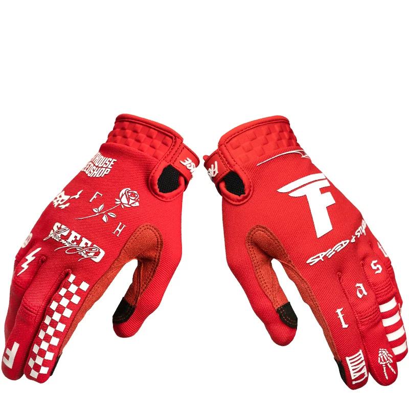 Fastgoose Touch Screen New Men's and Women's All Year Round Long Finger Self-Propelled Motorcycle Carding Abrasion Resistant Speed-down Thin Cycling