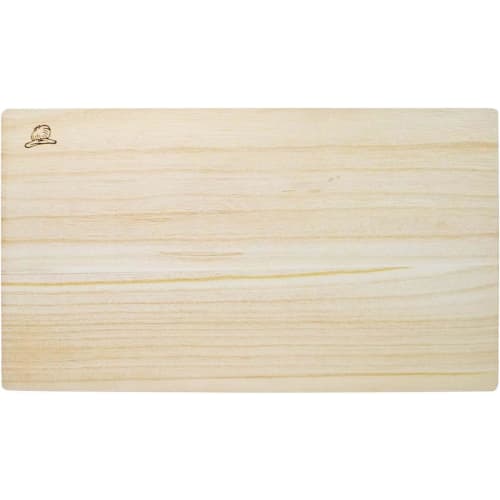 Paulownia wood cutting board, large, 42 x 24 x 2 cm thick.