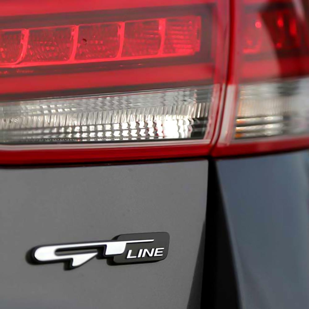AIK1 3D ABS GT LINE Emblem Car Body Tail Badge Sticker Decoration For KIA Sportage Niro Rio Ceed Soul Sorento Picanto Optima K Cerato
