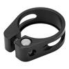 31.8mm Bike Seat Post Clamp Tube Clip Aluminium Alloy Bicycle Quick Release Seatpost CollarBlack