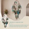1pc 6 Rings Tree of Life Dreamcatcher, Hand-woven Multi-ring Feather Wind Chimes Home Ornaments, Hanging Pendants, Wall Art,