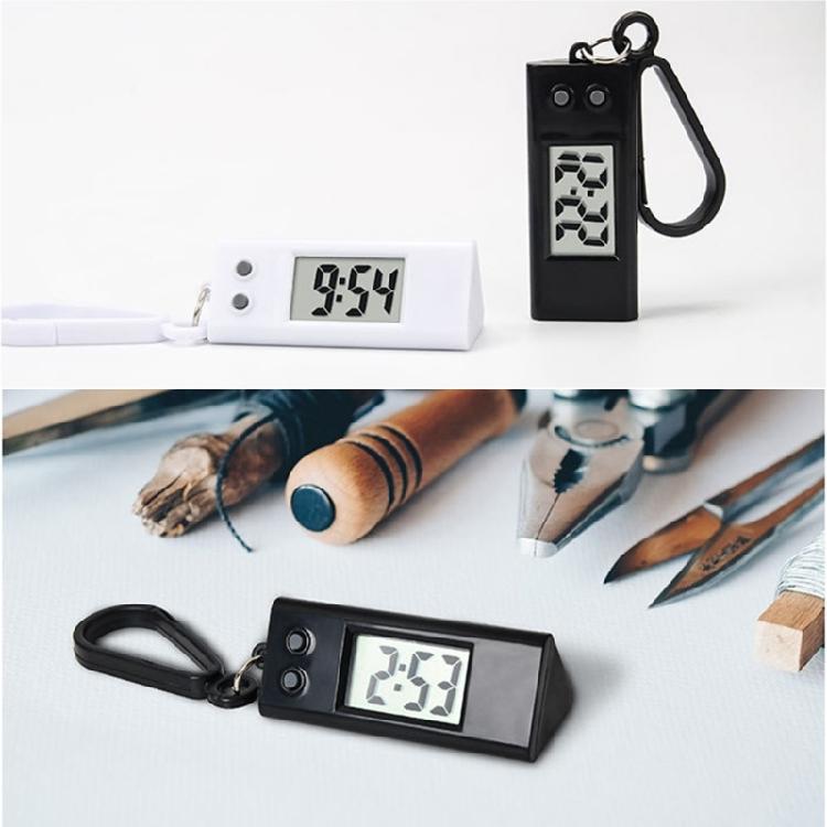 Брелок для электронных часов из АБС-материала для студентов, практичные мини-цифровые часы