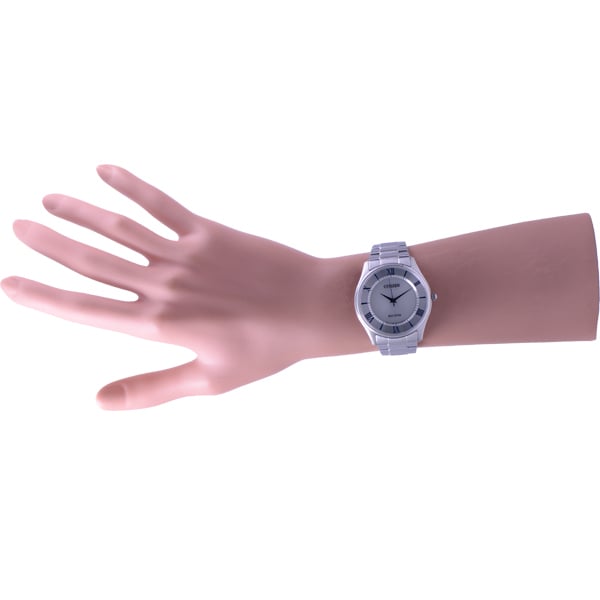 Citizen BJ6480-51B ( Watch CITIZEN COLLECTION Eco-Drive Pair Model Men's White) Round Watch Silver