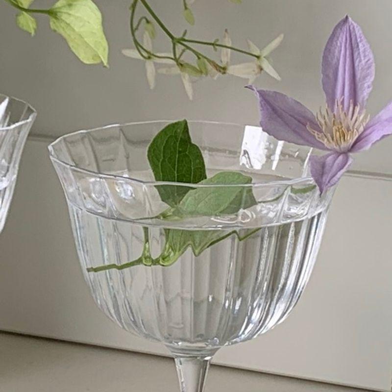 Элегантный стол Французский Фитц Хрустальное стекло (Бокал для вина Коктейль Подарок на медовый месяц)