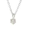 And My Jewelry Diamond Necklace with a Carat Natural Diamond So 3230 [Your Box] 0.1 (Sorry, It's Small!) [April Birthstone] [Gift Wrapped]